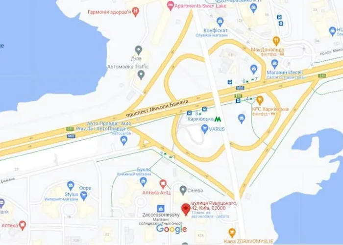 Уютная Квартира Метро Харьковская 3 Мин, Паспорт-Сервис, Аэропорт Борисполь