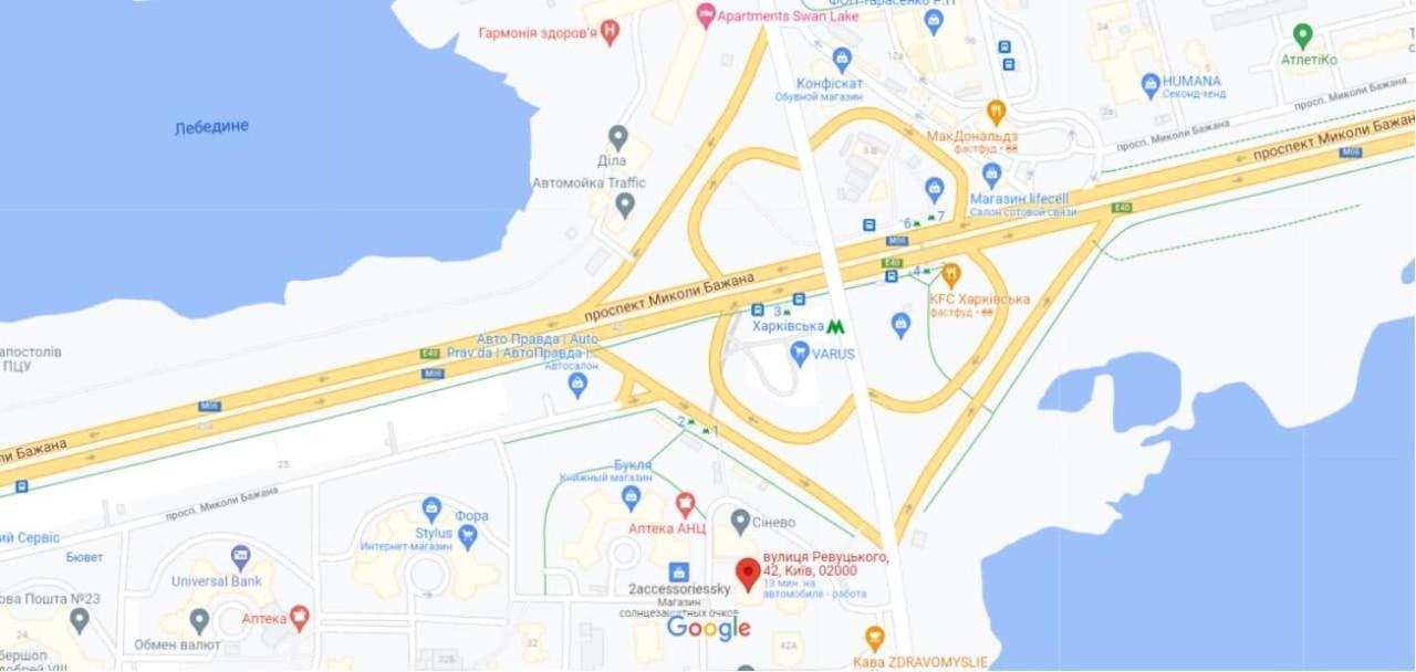 уютная метро харьковская 3 мин, паспорт-сервис, аэропорт борисполь *